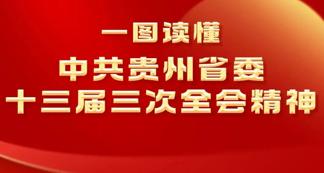 一图读懂｜中共贵州省委十三届三次全会精神